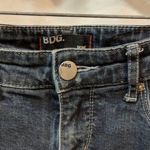 Faded blue wash BDG skinny jeans